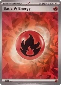 Basic Fire Energy (Cracked Ice Holo) - Stellar Crown